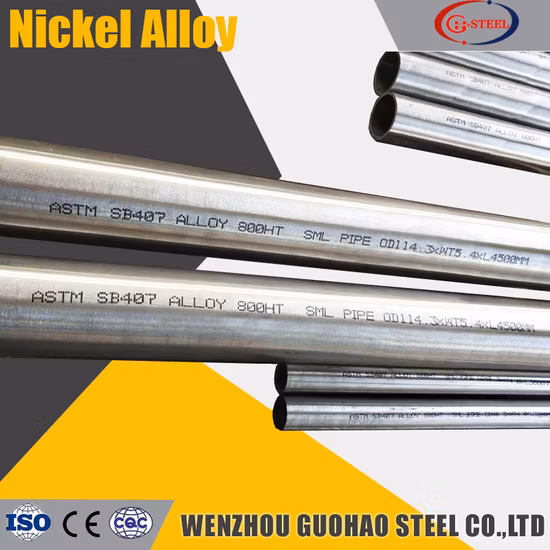 Ronsco Nimonic 90 Inconel X750 Tubo Incoloy 800 800h 800ht 825 925 20 330 A286 Tubo Tubo Sem Costura